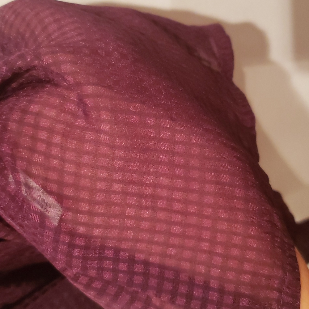 Bedo Ruffle Blouse Plum Large - Picture 6 of 6